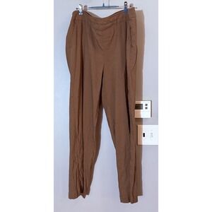 Chicos Pants Linen Soft Stretch‎ Blend Slimming Pullon Women's 3